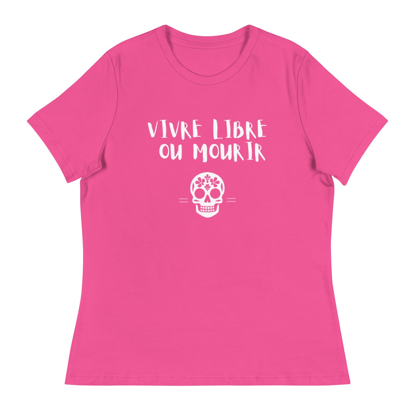 T-shirt spécial calavera décontracté pour femme