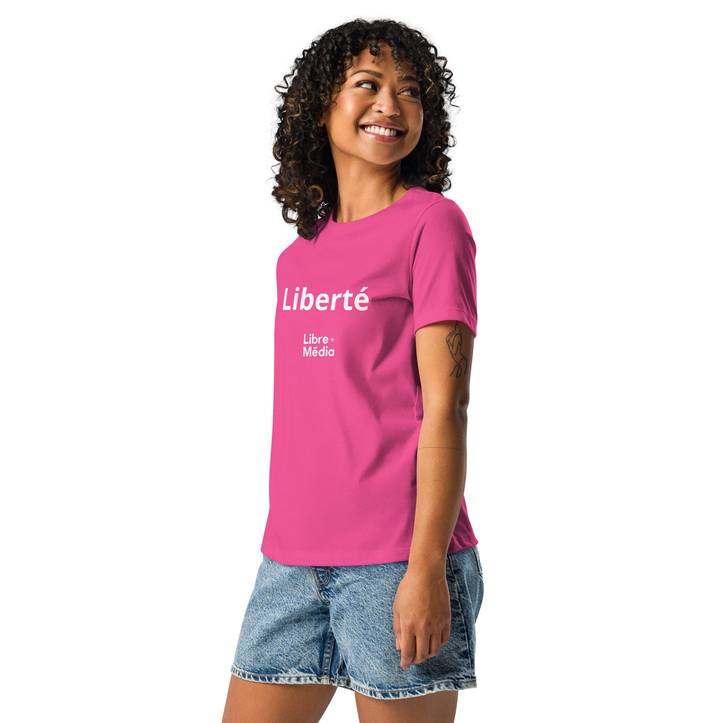 T-shirt LIBERTÉ décontracté pour femme