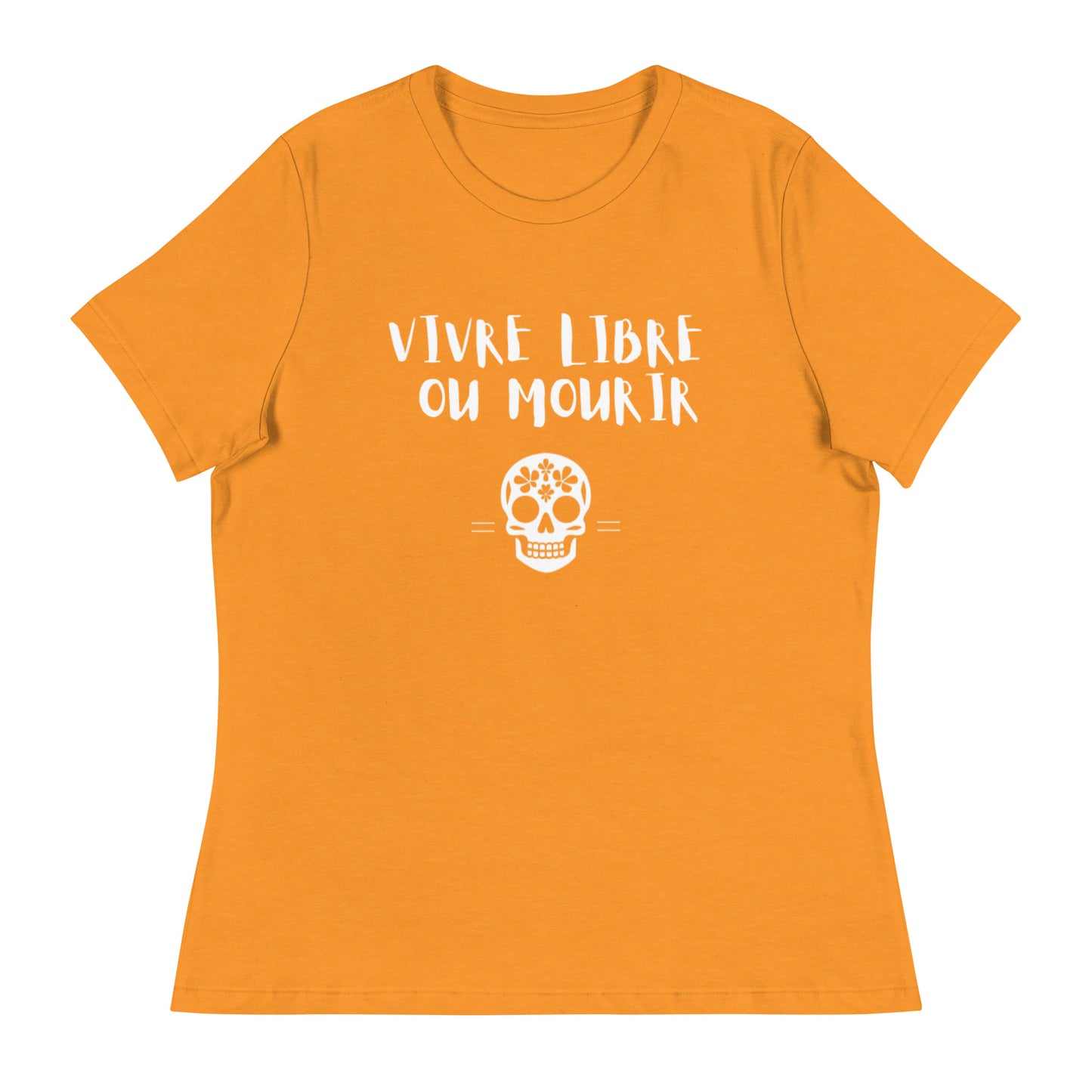 T-shirt spécial calavera décontracté pour femme