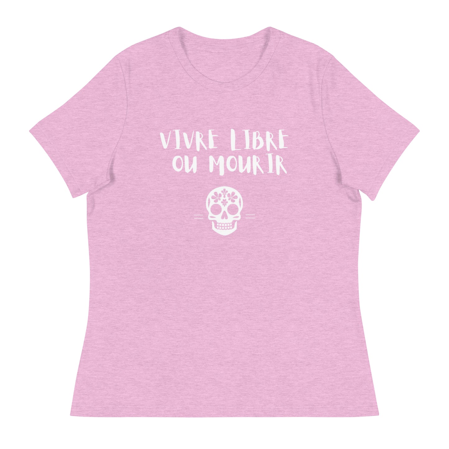 T-shirt spécial calavera décontracté pour femme