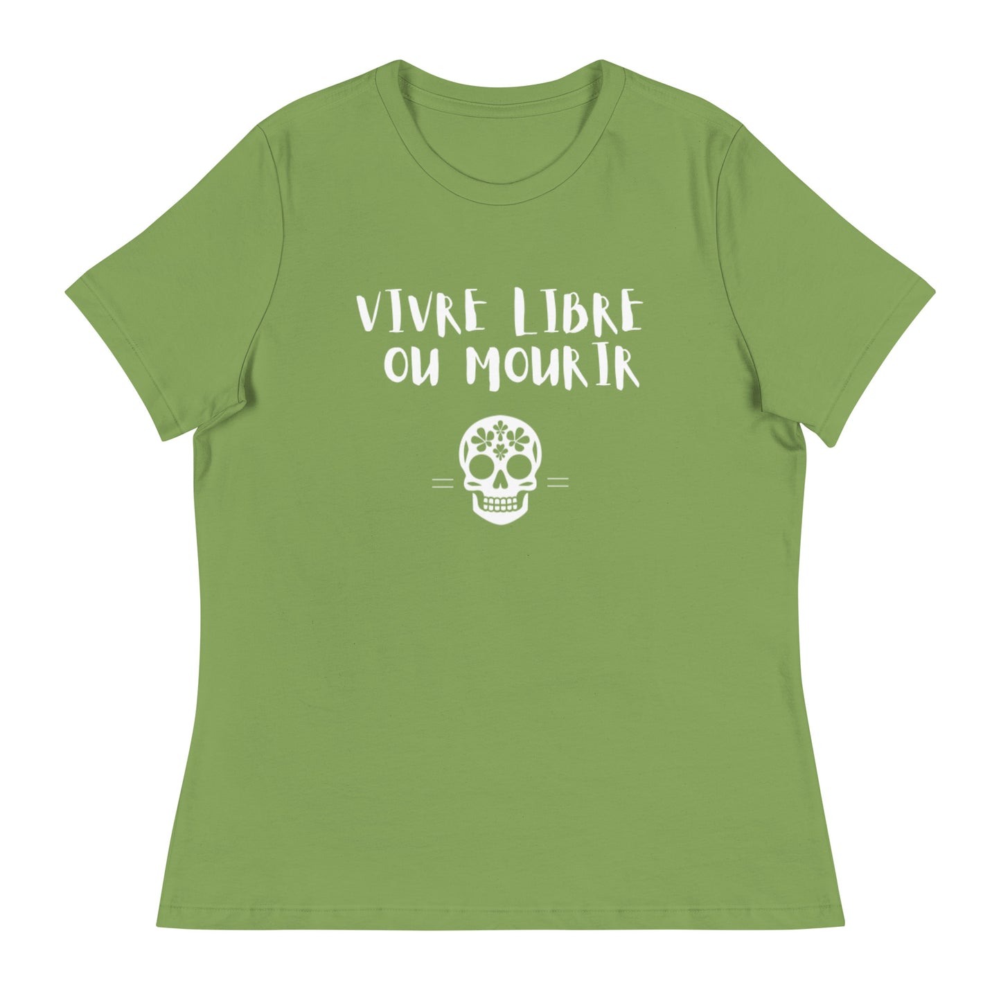 T-shirt spécial calavera décontracté pour femme