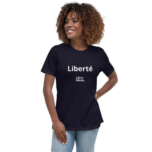 T-shirt LIBERTÉ décontracté pour femme
